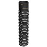 Exhaust hose for hot air, Neoprene, double coated