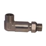 Long Adjustable 90° elbow fitting ORFS – UNF thread
