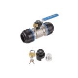 Locking kit for ball valve pipe