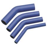 Blue silicon hose 45° 150x150 mm
